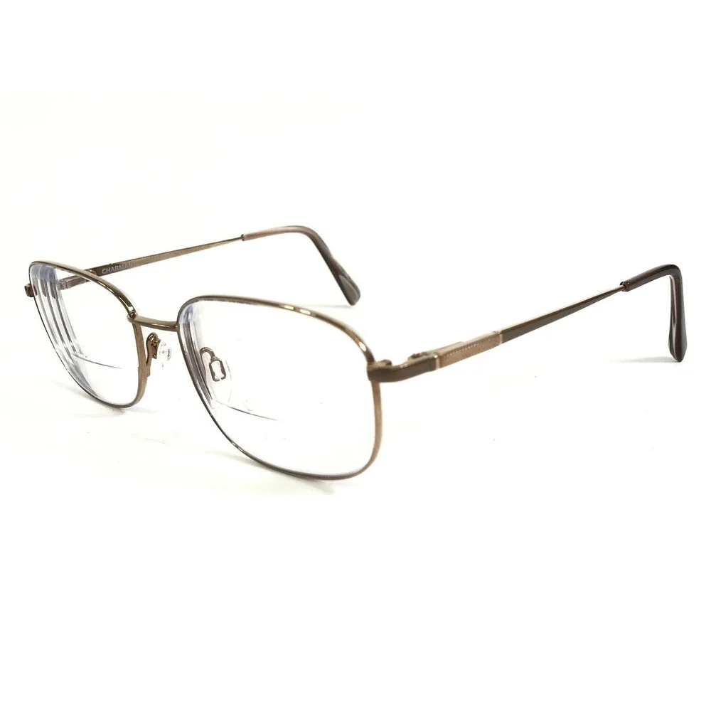 Charmant Eyeglasses Frames CH8172 GP Polished Gold Rectangle 55-18-145